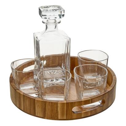Coffret ap&eacute;ritif whisky Jules Verres, carafes Verres ap&eacute;ritif