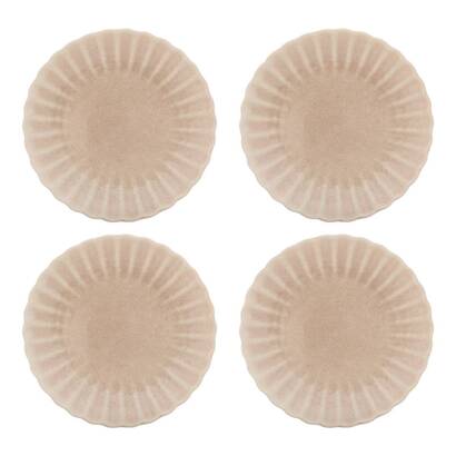 Lot de 4 assiettes &agrave; dessert Romy Vaisselle Assiettes &agrave; dessert