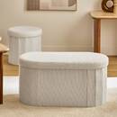 Pouf double Fink Entrée, couloir Poufs pliants