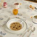 Lot de 6 assiettes creuses Petit dej à la française Vaisselle Assiettes creuses