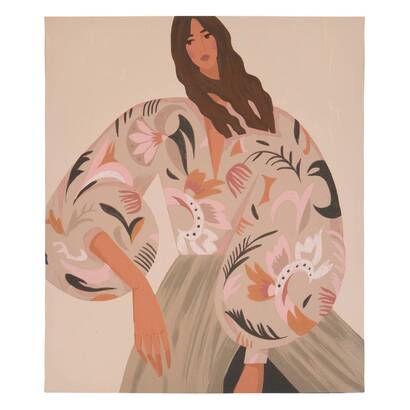 Lot de 5 toiles imprim&eacute;es cynthia d&eacute;coration murale toiles, tableaux