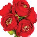 Bouquet 6 renoncules artificielles Plantes, vases Fleurs artificielles