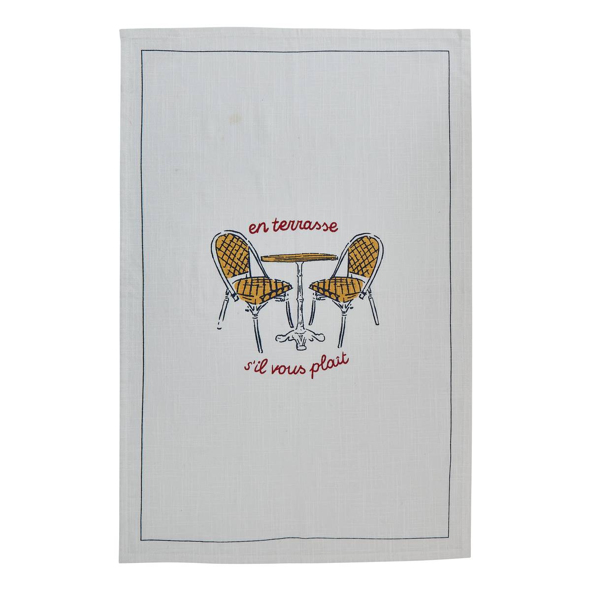 Torchon Petit dej à la française Linge de table Sets de table, serviettes