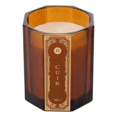 Bougie parfum&eacute;e hexagonale Lucien Bougies, senteurs Bougies parfum&eacute;es