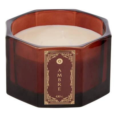 Bougie parfum&eacute;e hexagonale Lucien  Bougies, senteurs Bougies parfum&eacute;es