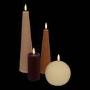 Lot de 4 bougies LED Crysta Bougies, senteurs Bougies LED