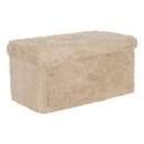 Pouf de rangement double Duvia Entrée, couloir Poufs pliants