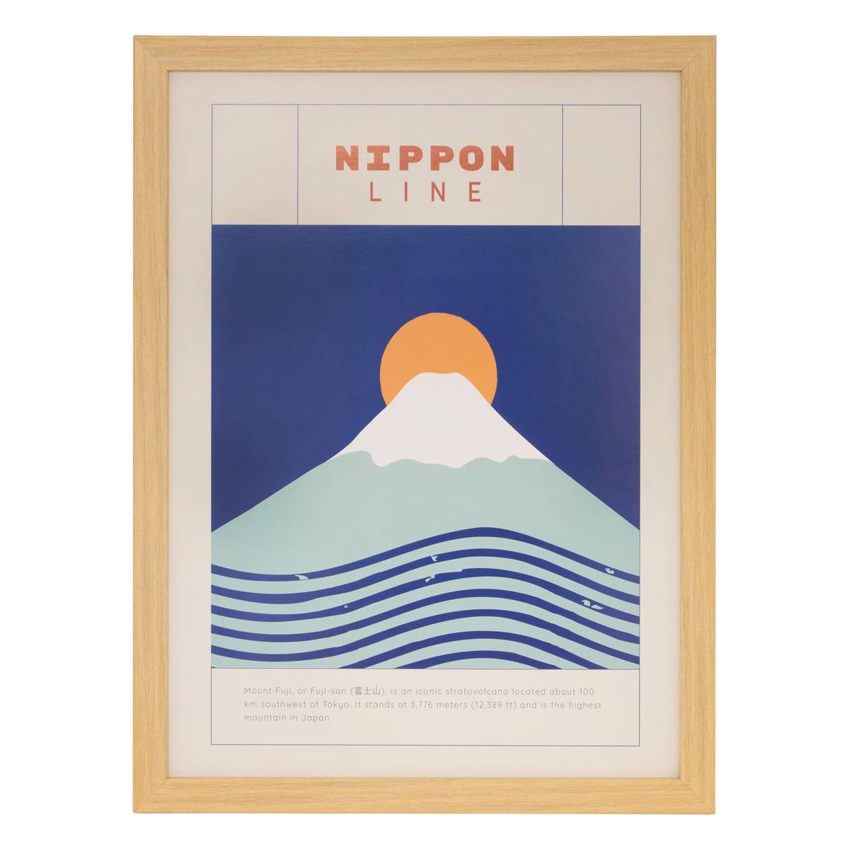 Affiche encadrée Nippon Line Décoration murale Toiles, tableaux