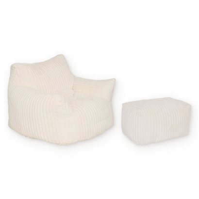 Ensemble fauteuil XL et pouf XLMuzi Fauteuils Fauteuils design