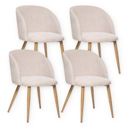 Lot de 4 chaises Celeste Chaises, Fauteuils Chaises