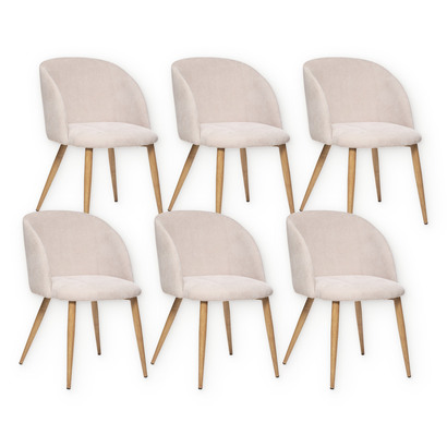 Lot de 6 chaises Celeste Chaises, Fauteuils Chaises