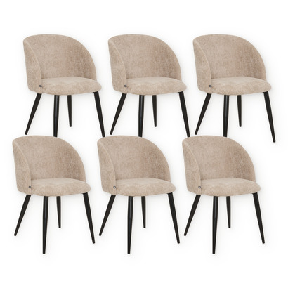 Lot de 6 chaises Celeste Chaises, Fauteuils Chaises