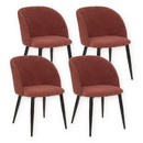 Lot de 4 chaises Celeste Chaises, Fauteuils Chaises