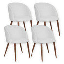 Lot de 4 chaises Celeste Chaises, Fauteuils Chaises