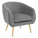 Fauteuil Gris Solaro Fauteuils Fauteuils en velours