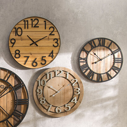 Horloge abby d&eacute;coration murale horloges