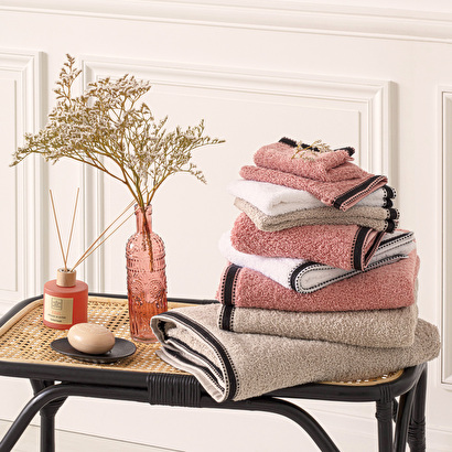 Gants de toilette joia x2 linge de bain gants de toilette