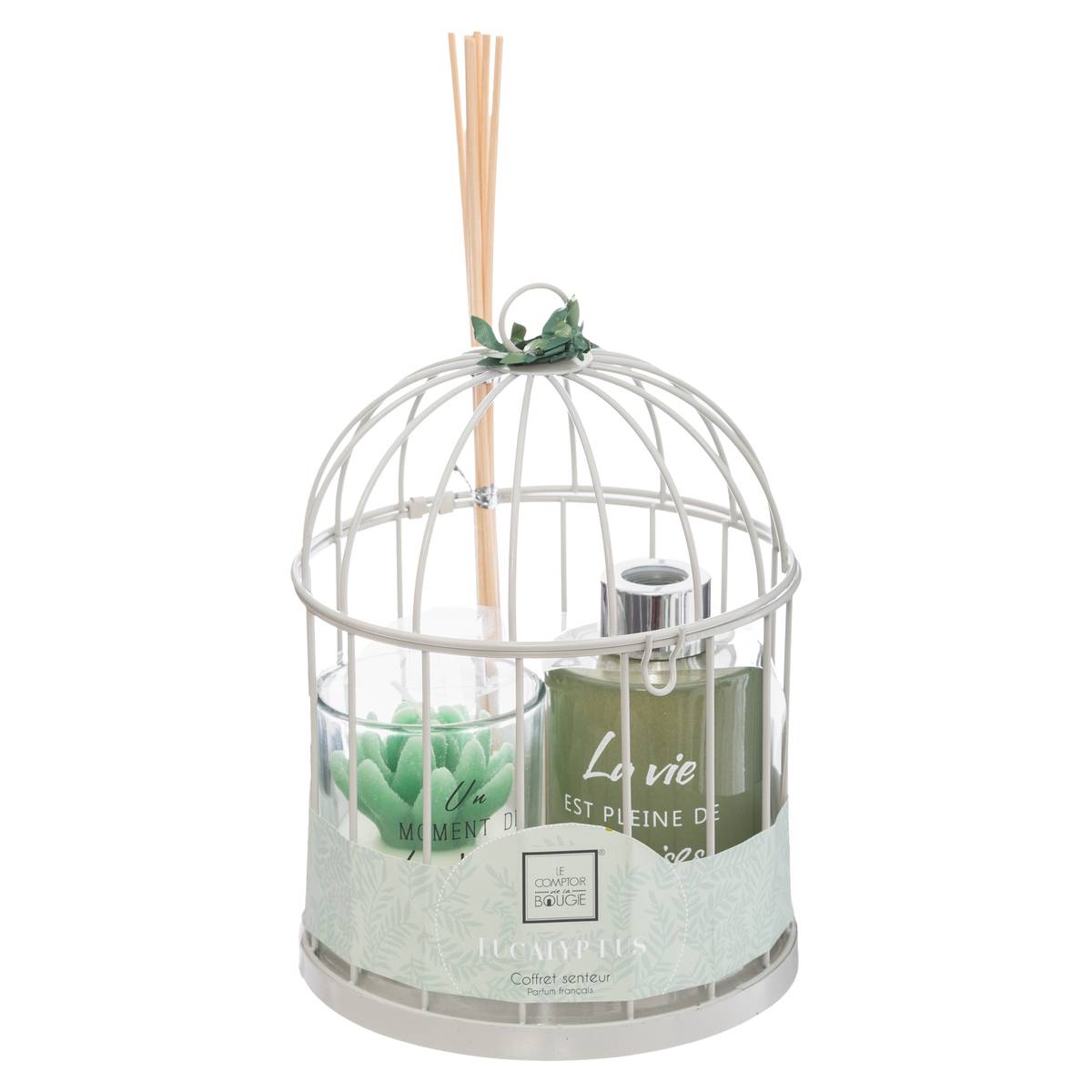 Coffret cadeau cage Zen Bougies, senteurs Coffrets senteurs