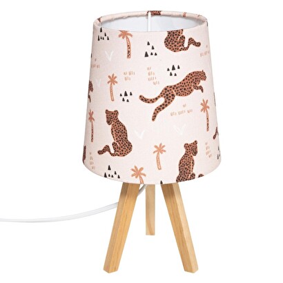 Lampe tr&eacute;pied enfant Panth&egrave;re Nour D&eacute;coration enfant Luminaires
