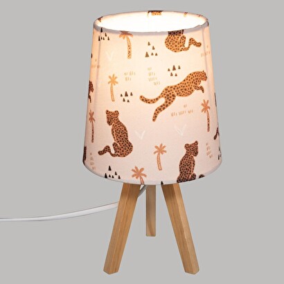 Lampe tr&eacute;pied enfant Panth&egrave;re Nour D&eacute;coration enfant Luminaires