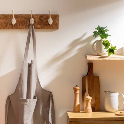 Tablier, coton Linge de table Tabliers, maniques