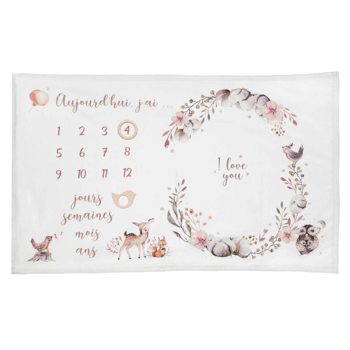 Couverture étape bébé Nature Univers bébé Accessoires bébé