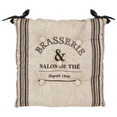 Galette de chaise Bistrot Coussins, plaids Galettes de chaise