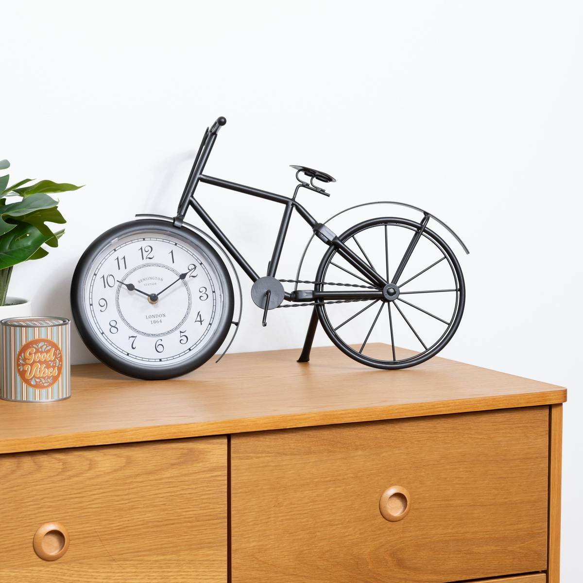 Horloge vélo à poser Dimitri Objets déco Horloges à poser, réveils
