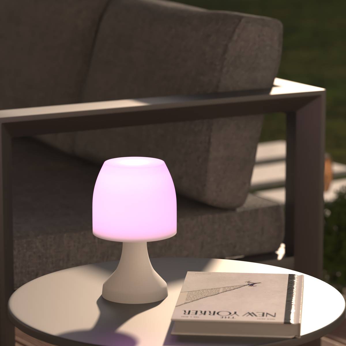 Lampe d'intérieur et d'extérieur DOKK à pile éclairage multicolore Lampes sans fil Lampes LED