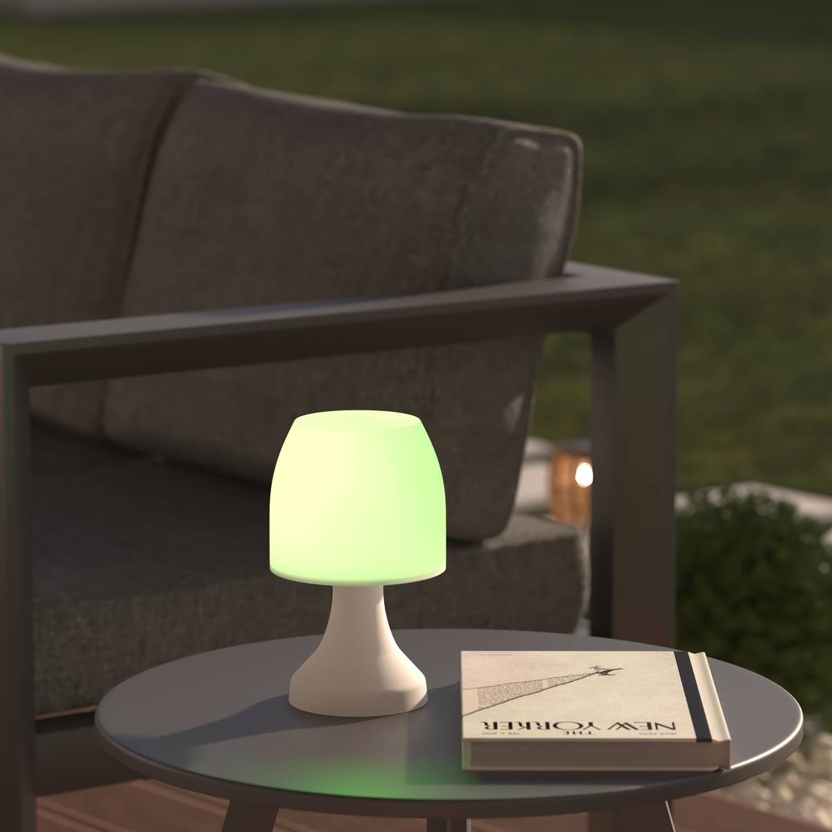 Lampe d'intérieur et d'extérieur DOKK à pile éclairage multicolore Lampes sans fil Lampes LED