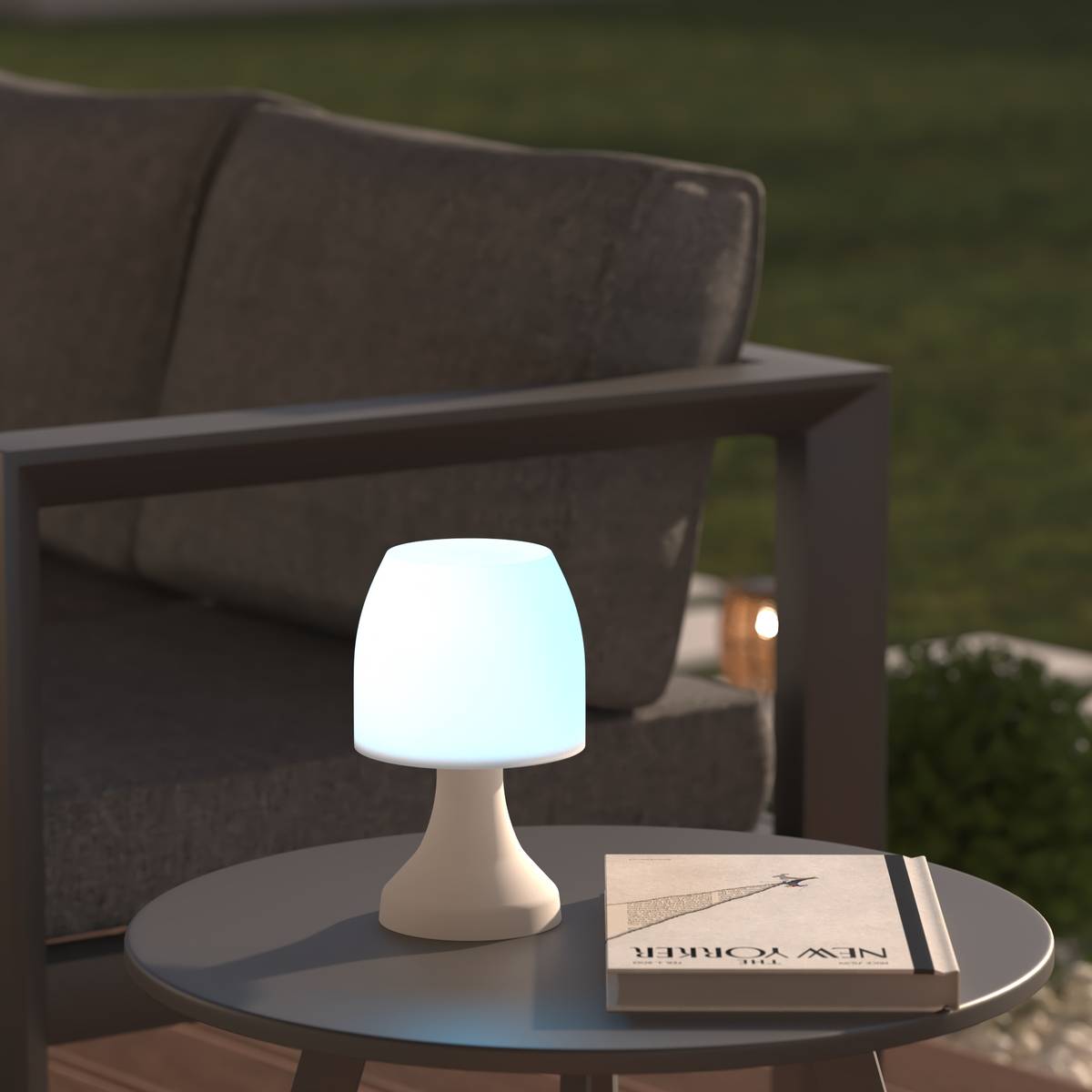 Lampe d'intérieur et d'extérieur DOKK à pile éclairage multicolore Lampes sans fil Lampes LED