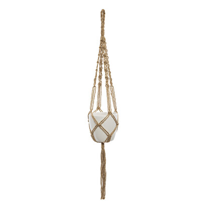 Pot suspendu jute plantes, vases pots de fleurs