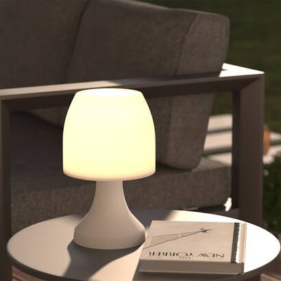 Lampe d'ext&eacute;rieur DOKK &agrave; pile Blanc Lampes sans fil Lampes LED