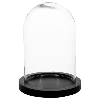 Cloche verre, bois Bougies, senteurs Photophores, bougeoirs