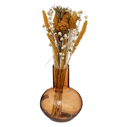 Composition de fleurs s&eacute;ch&eacute;es Subli avec vase Plantes, vases Fleurs s&eacute;ch&eacute;es