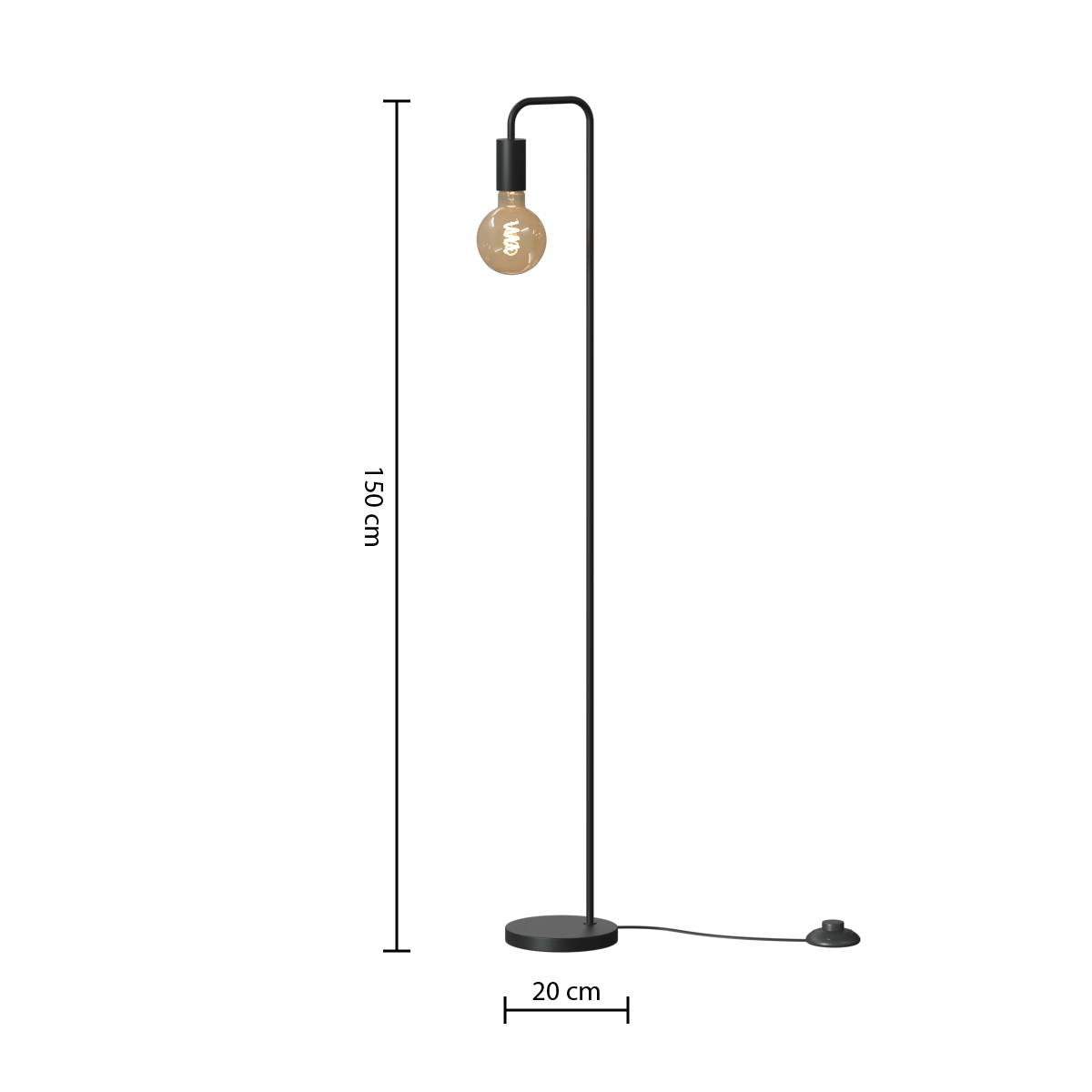 Lampadaire Keli, métal Lampadaires Lampadaires droits