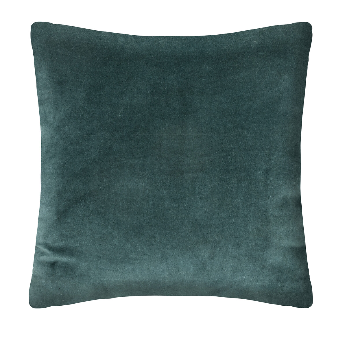 Coussin Déhoussable Atmosphera - Coton Bleu Canard 38x38 Cm - Rembourrage Polyester - Décor Maison Décontracté - 14