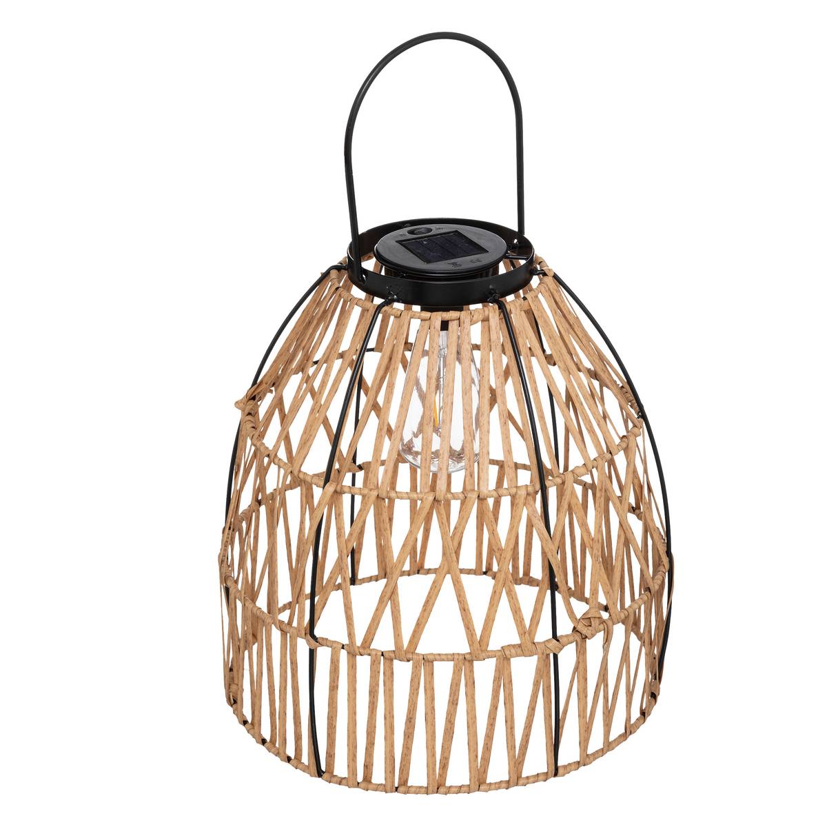 Lampe d'ext&eacute;rieur ESHA solaire Beige Lampes sans fil Lampes solaires