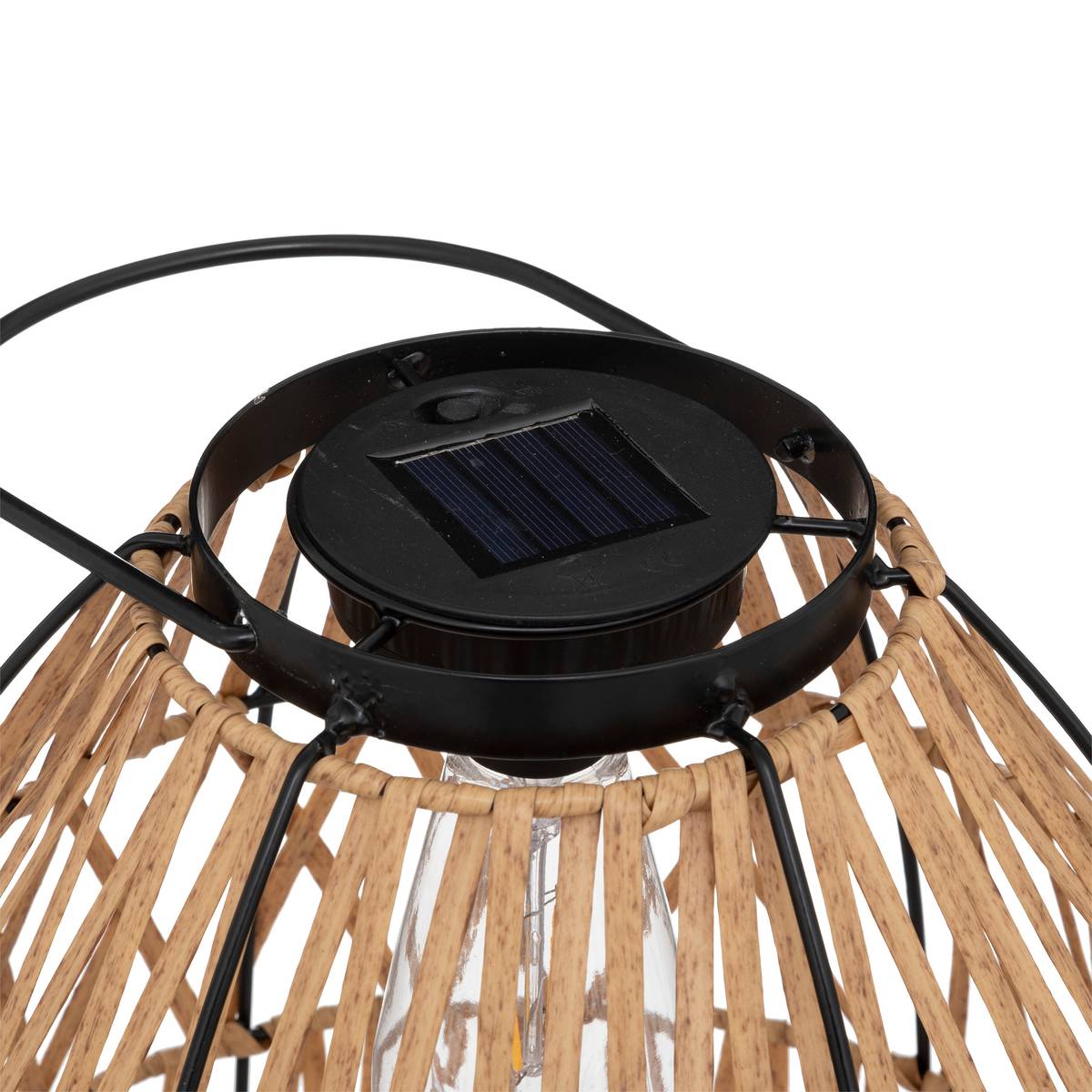 Lampe d'ext&eacute;rieur ESHA solaire Beige Lampes sans fil Lampes solaires