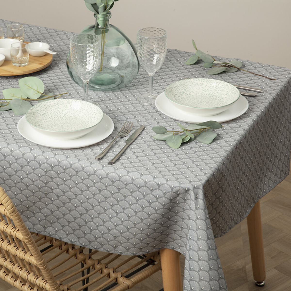 Nappe anti-tache Livia Linge de table Nappes, chemins de table