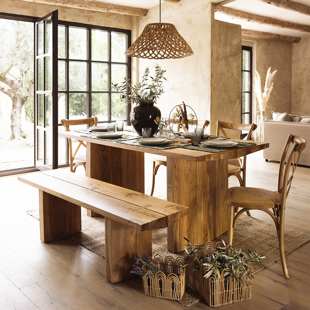 Déco à poser Lourmarin, métal roseau Objets déco Objets à poser