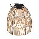 Lampe d'ext&eacute;rieur ESHA solaire Beige Lampes sans fil Lampes solaires