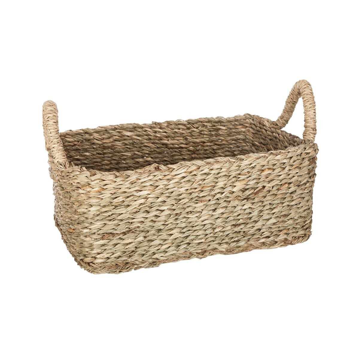 Set de 3 paniers rectangulaires Rangements d&eacute;co Paniers de rangement