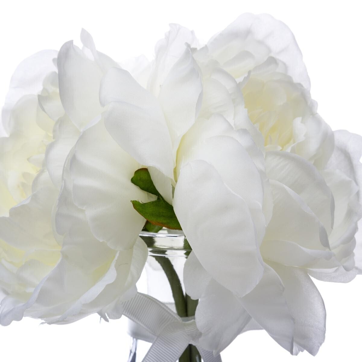 Composition de 3 pivoines articielles Plantes, vases Fleurs artificielles