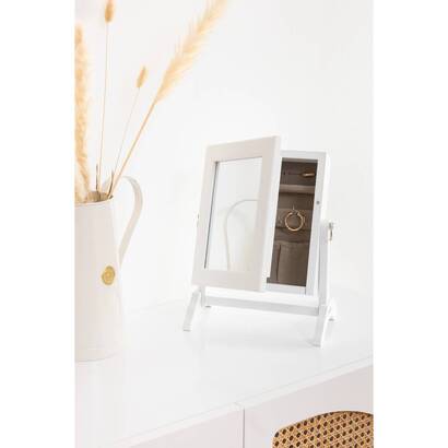 Armoire &agrave; bijoux, verre rangements d&eacute;co bo&icirc;tes &agrave; bijoux, porte-bijoux