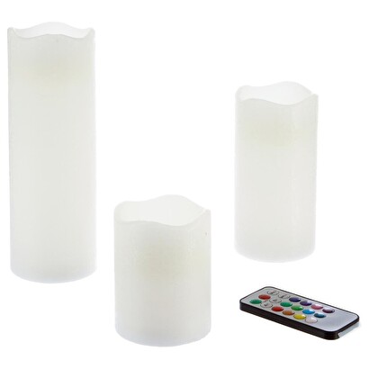 Coffret de 3 bougies led bougies, senteurs coffrets senteurs