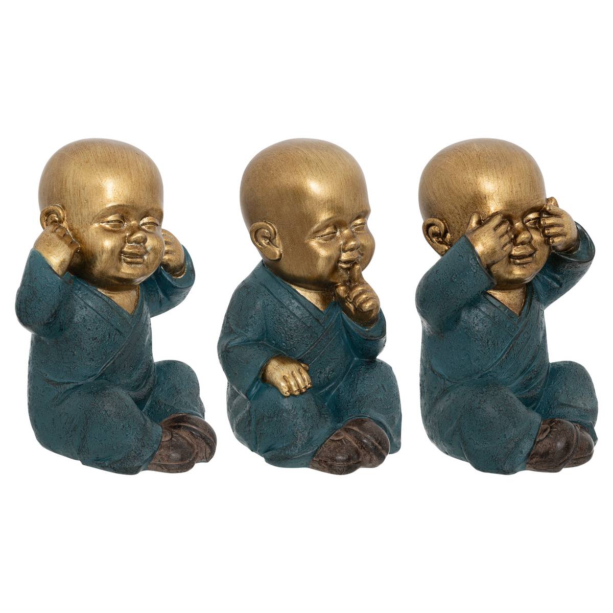Set de 3 statuettes Bouddha Objets déco Statuettes, figurines