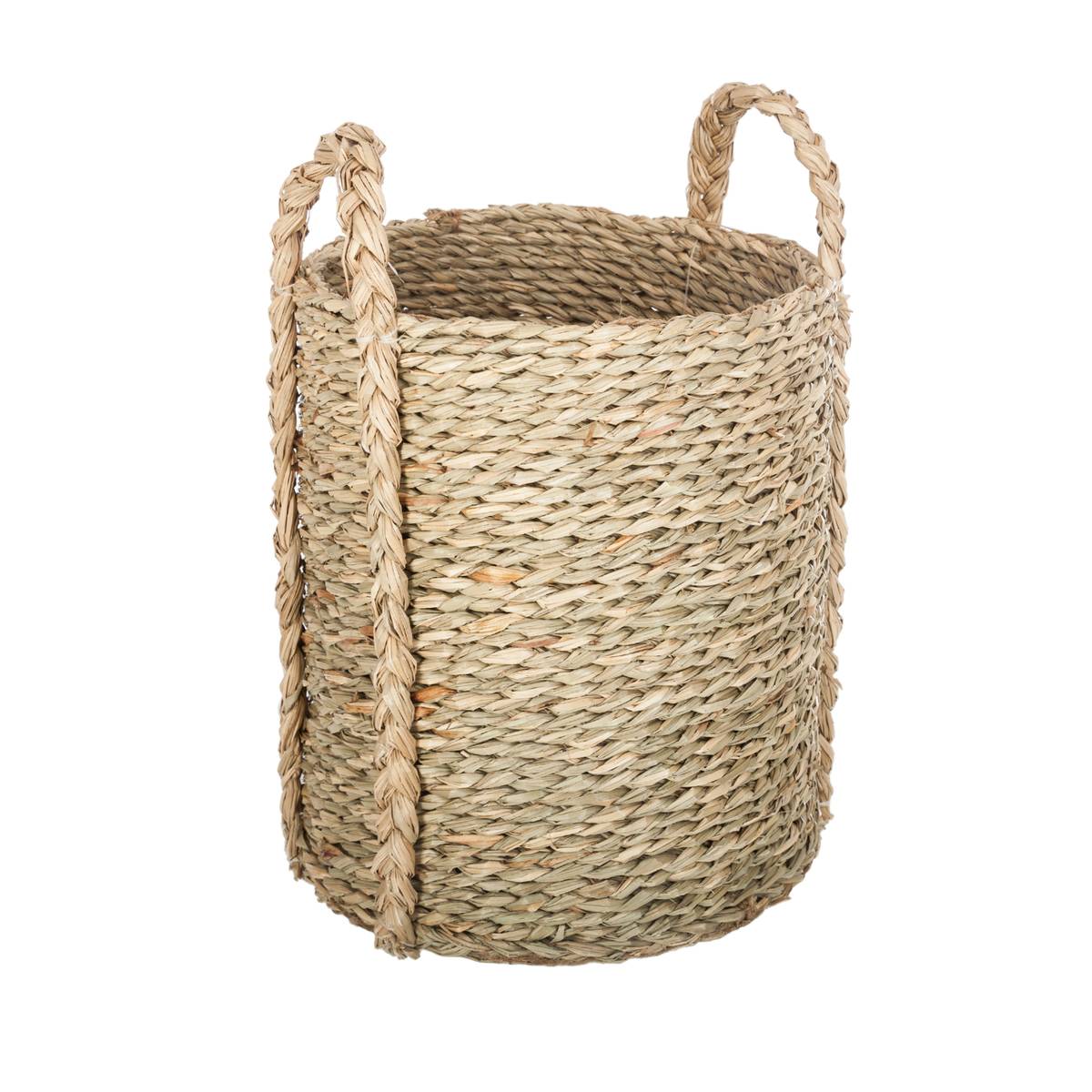 Set de 3 paniers &agrave; anses ronds Rangements d&eacute;co Paniers de rangement
