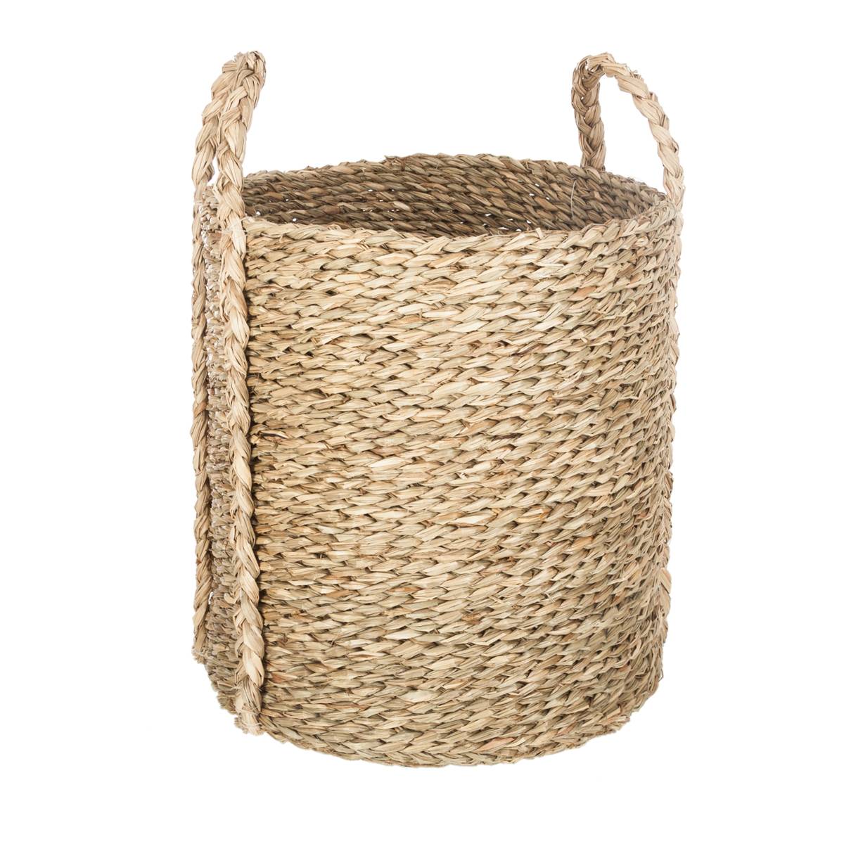 Set de 3 paniers &agrave; anses ronds Rangements d&eacute;co Paniers de rangement