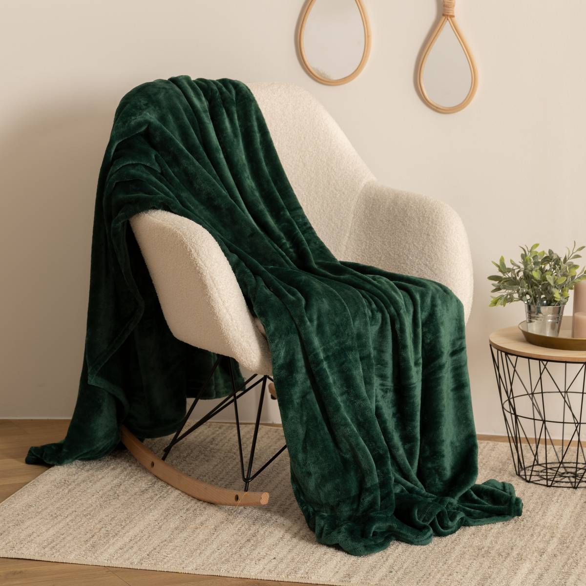 Plaid flanelle Coussins, plaids Plaids